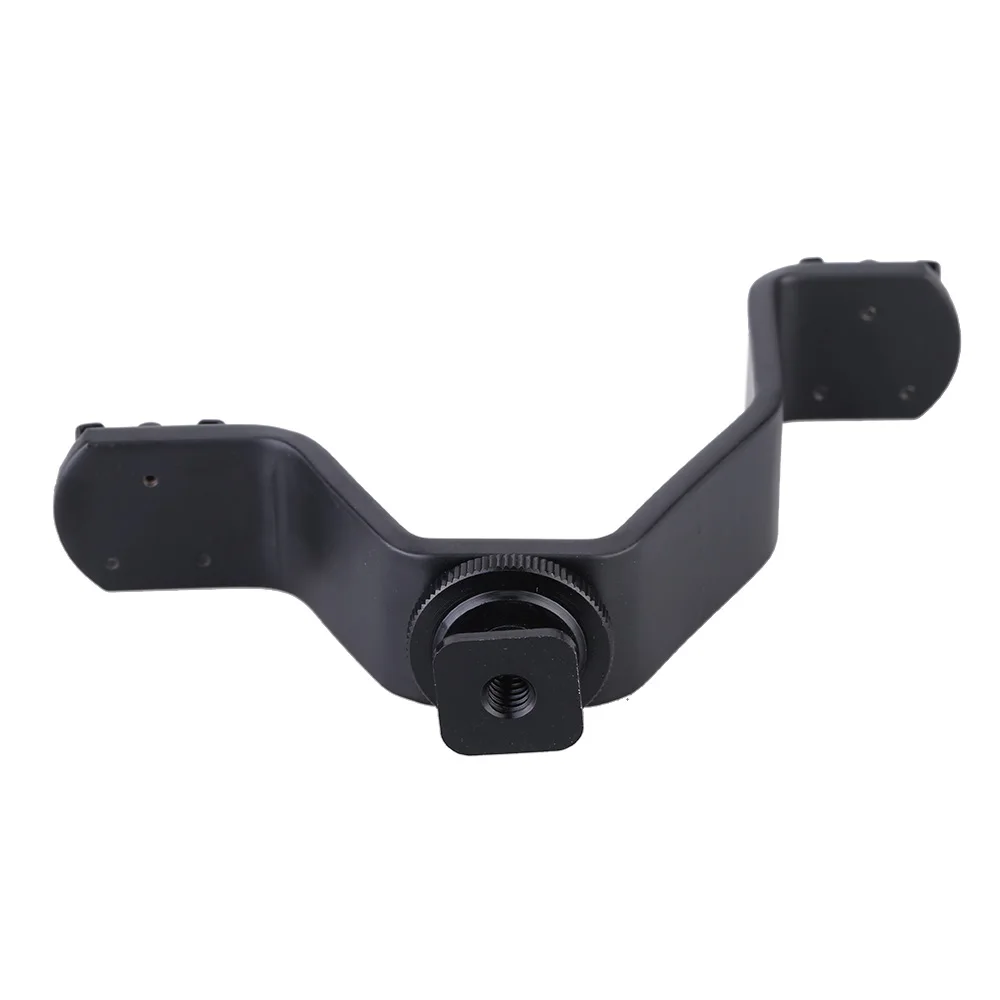 Universal Dual Hot Shoe V Mount Bracket for DSLR Camera Led Video Light Microphones Monitors on Cameras Camcorders | Электроника
