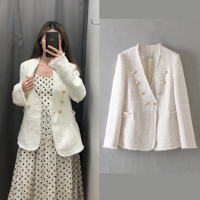 Маленький ветрозащитный мягкий костюм с двойной пряжкой-платье сезонный