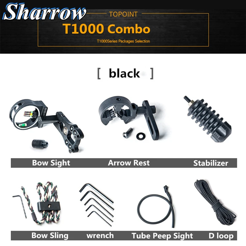 Комплект для стрельбы из лука TP1000 комплект стабилизатор d петля гайковерт