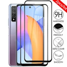 Стекло на клеевой основе для Huawei honor 10x lite 10 9 c 8 a 20 s 30 i 9x lite, Защитное стекло для пленки 20 pro, 8x max, 9a, 20e, 2 шт.лот