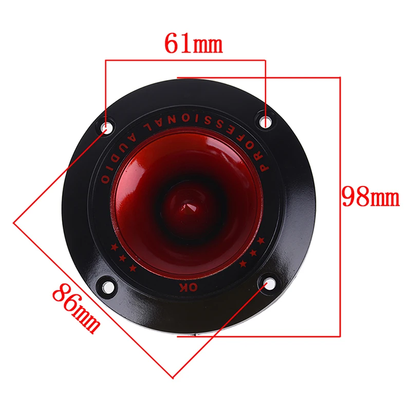 1pc Piezoelectric Tweeter 3&quot Audio Speaker Treble Ceramic Piezo Loudspeaker PA/DJ Tweeters Home Subwoofer Stage Sound |