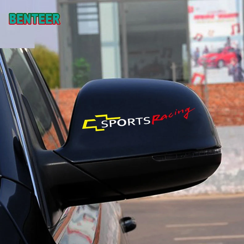 2 шт. Автомобильная наклейка на зеркало заднего вида для Chevrolet Cruze Captiva Lacetti spark Aveo