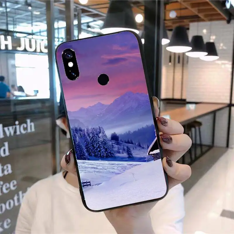 

Snow Phone Case For Xiaomi Redmi 7 8 9t 9se k20 mi8 max3 lite 9 note 9s 10 pro