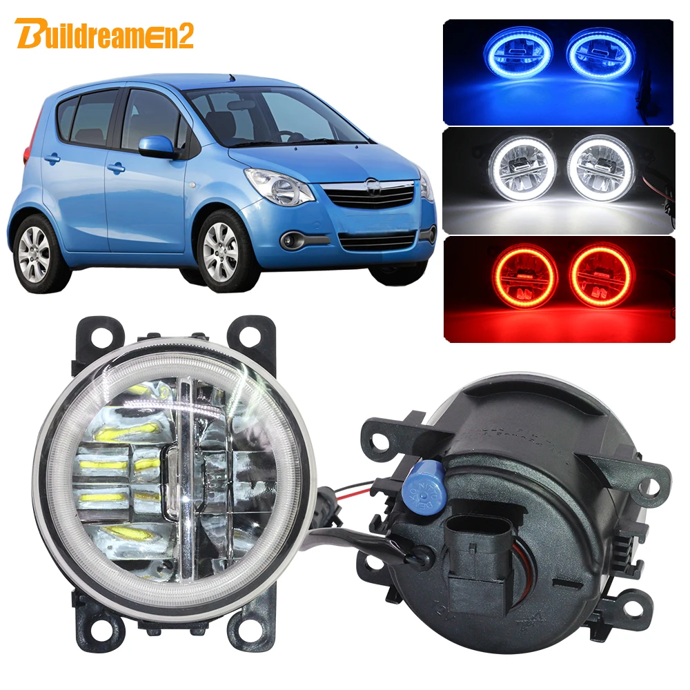 

Buildreamen2 Car 4000LM LED Fog Light Bulb Angel Eye Daytime Running Light H11 12V For Opel Agila (B) (H08) Hatchback 2008-2015