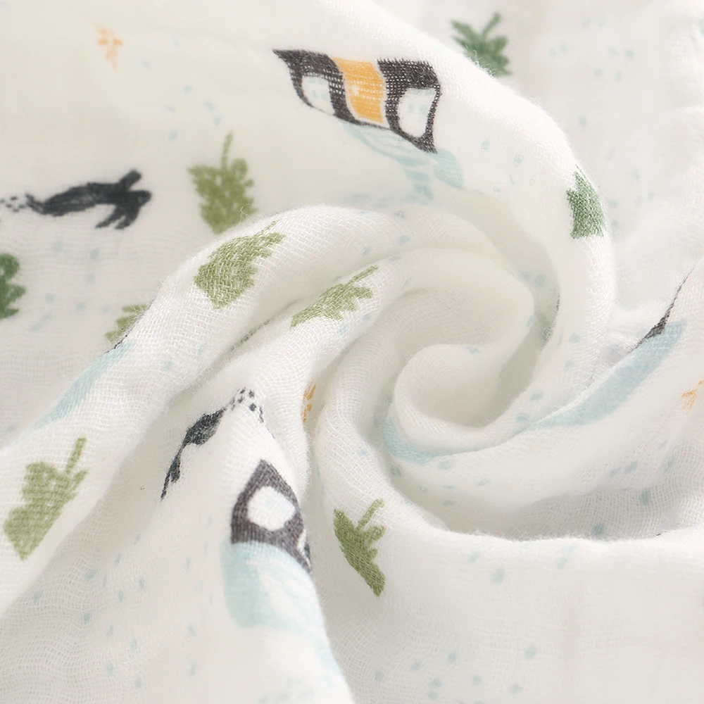 Одеяло детское Двухслойное из муслина 100% хлопок 110*150 см | Мать и ребенок