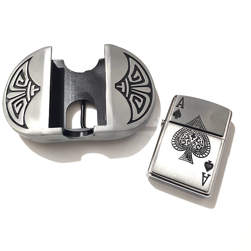 Цинковый сплав Для мужчин классный комплект из металла легкий пояс с пряжкой для