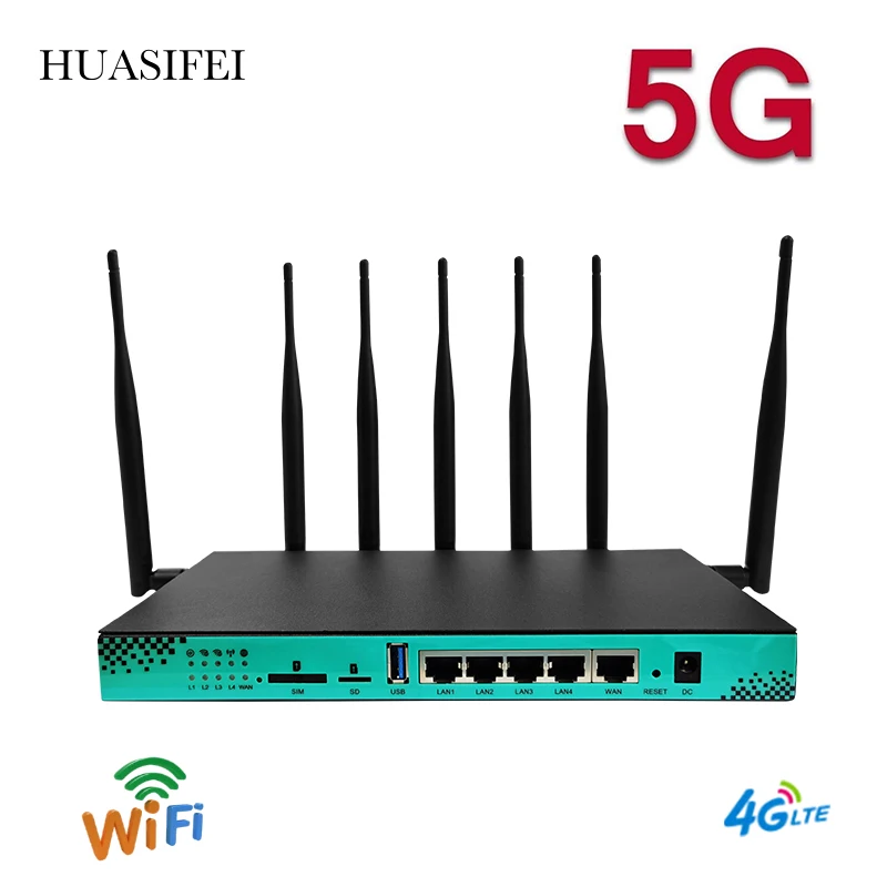 

WG1608 4G5G Gigabit Router With Dual Band Gigabit 5G LTE Router With M.2 Key B Slot For M.2 5G or 4G LTE-A EM12-G EM7455 modem