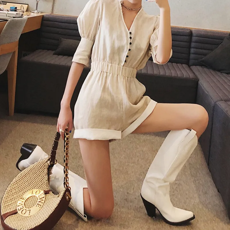 Scarpe donna/ г. Зимняя женская обувь однотонные черные и белые сапоги до колена с острым носком модная женская обувь botas mujer invierno