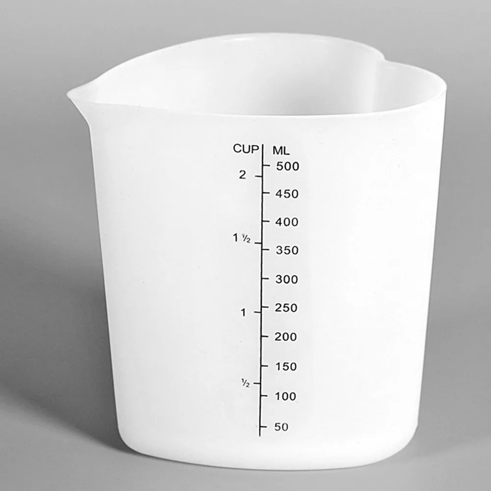

2Pcs 500ML Home Water Cups Love Drinking Cups Coffee Cups with Scale White