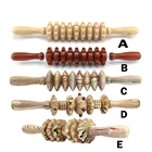 Тренажерный зал Спорт полный массажер мышц тела древесины ролик точечный инструмент для восстановления глубокий расслабляющий Шестерни Массажная палка для Здравоохранение