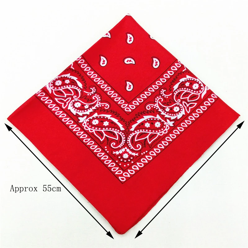 

20 Colors Available Fashion Women Bandana Square Scarf Multi-Use 55*55cm Female Head Scarf Tube Headband Hair Accessories