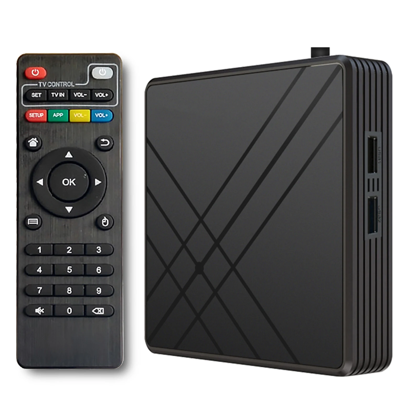 

For Android 10.0 TV Box 4GB RAM 32GB ROM Smart TV Set Top Box Amlogic S905 Mx+s QPro 4K Home Audio Video Equipment Television