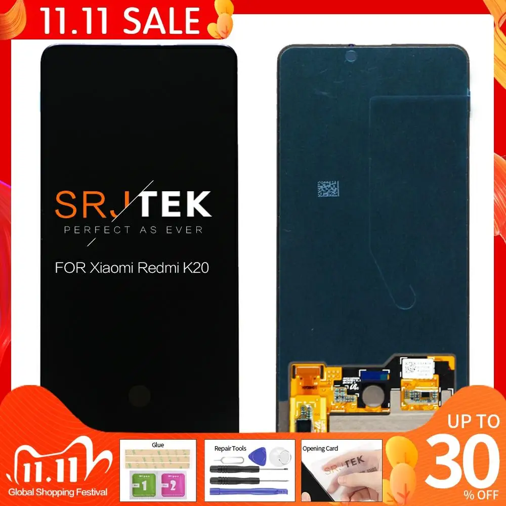 ЖК дисплей для Xiaomi Redmi K20 MI 9T с сенсорным экраном и дигитайзером в сборе Pro Mi9T