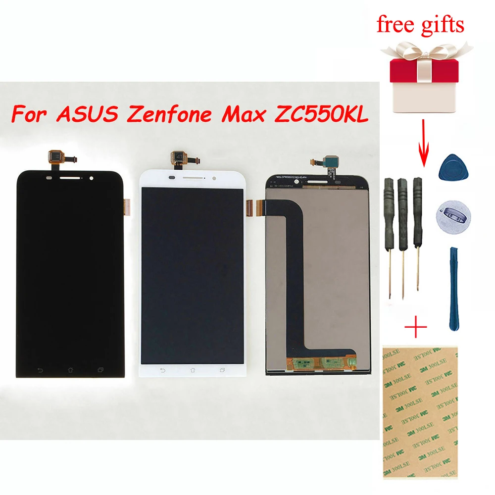 ЖК экран для ASUS Zenfone Max ZC550KL Z010DA сенсорный дигитайзер сенсорное стекло дисплей