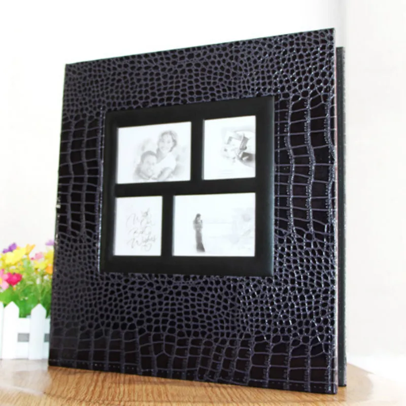 

400 Pockets 6 Inch Interleaf Type Big High Capacity Photo Album PU Leather Photo Albums Handmade DIY Commemorative Family Albums