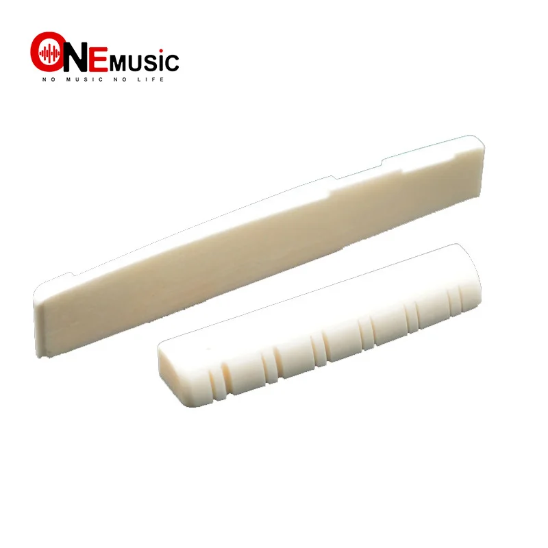 

12 Strings Acoustic Guitar Bone Bridge Saddle Nut for Folk guitar 49mm / 76mm Guitarra Replacement Parts