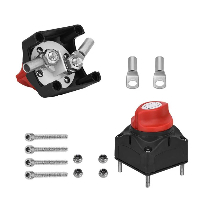 12V-60V 100A-300A Car Auto RV Marine Boat Battery Selector Isolator Disconnect Rotary Switch Cut With 2PCS Copper Lug | Автомобили и
