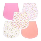 Набор тканевых салфеток для мальчиков и девочек, 100% органический хлопок, впитывающее трехслойное полотенце премиум-класса