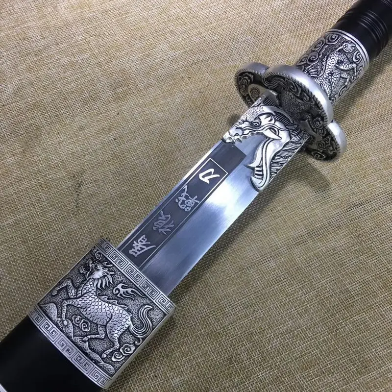 Меч ручной работы Китайский KUNGFU меч из марганцевой стали лезвие DA дао|steel fortune|blade tipblade fencing |