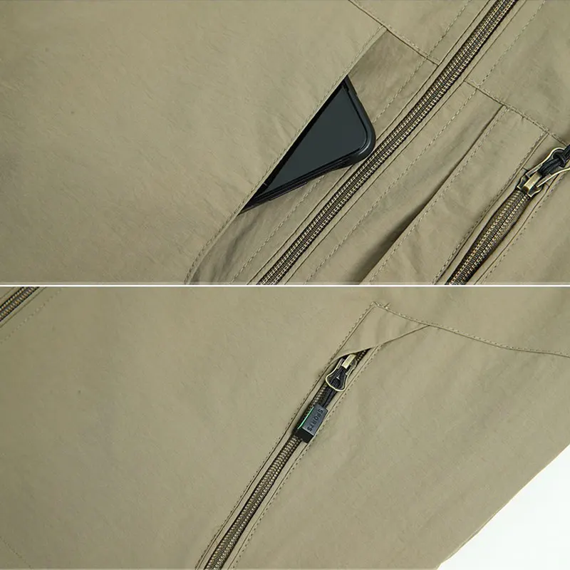 Мужской жилет для активного отдыха походов рыбалки быстросохнущая куртка без