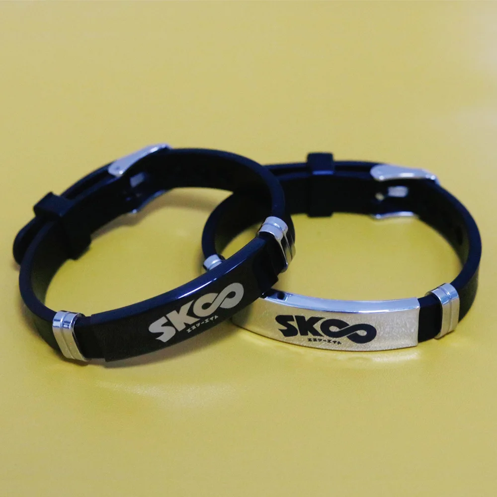 Аниме SK8 бесконечности браслеты для Косплей Нержавеющая сталь Infinity слайд