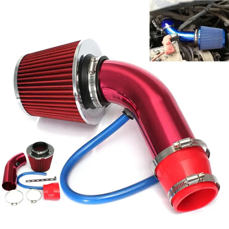 Универсальный автомобильный фильтр для забора воздуха алюминиевый трубопровод