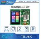 DWIN 3,5 дюймов 480*320 HMI Интеллектуальный UART TFT ЖК-дисплей модуль для STM32 ESP32 PLC Сенсорная панель dmg48320c035 _ 03w