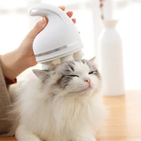 multifunctional smart electric head massager cat pet dog massager vibrating scalp body deep massage hair growth accessories