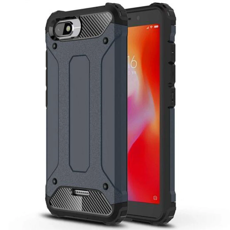 чехол Xiaomi Redmi 6A на 7A сверхмощный силиконовый бампер ударопрочный доспехи