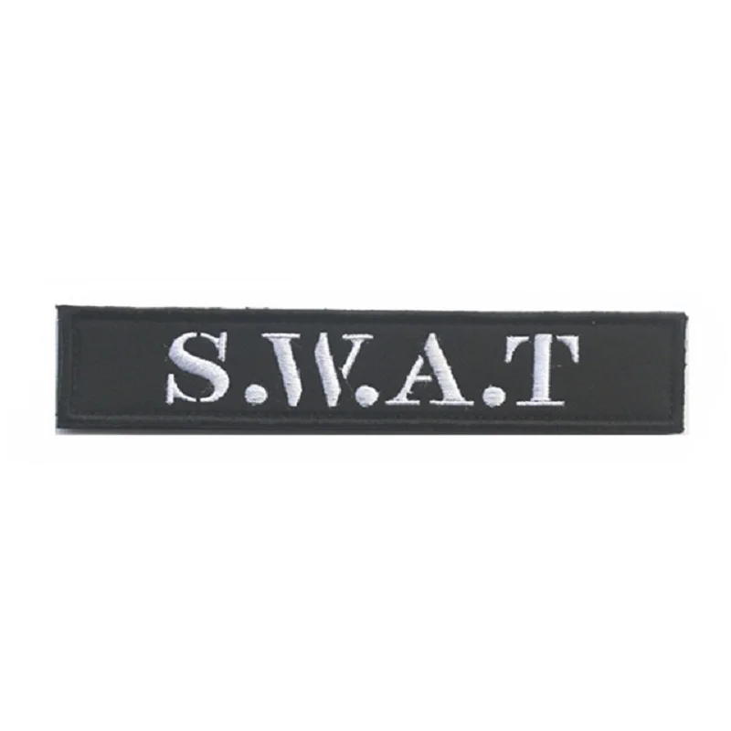 SWAT Embroidered Tactical Military Sew on patches for Backpacks bags Personality CLOTHES Badges Hook & Loop Stickers applique |