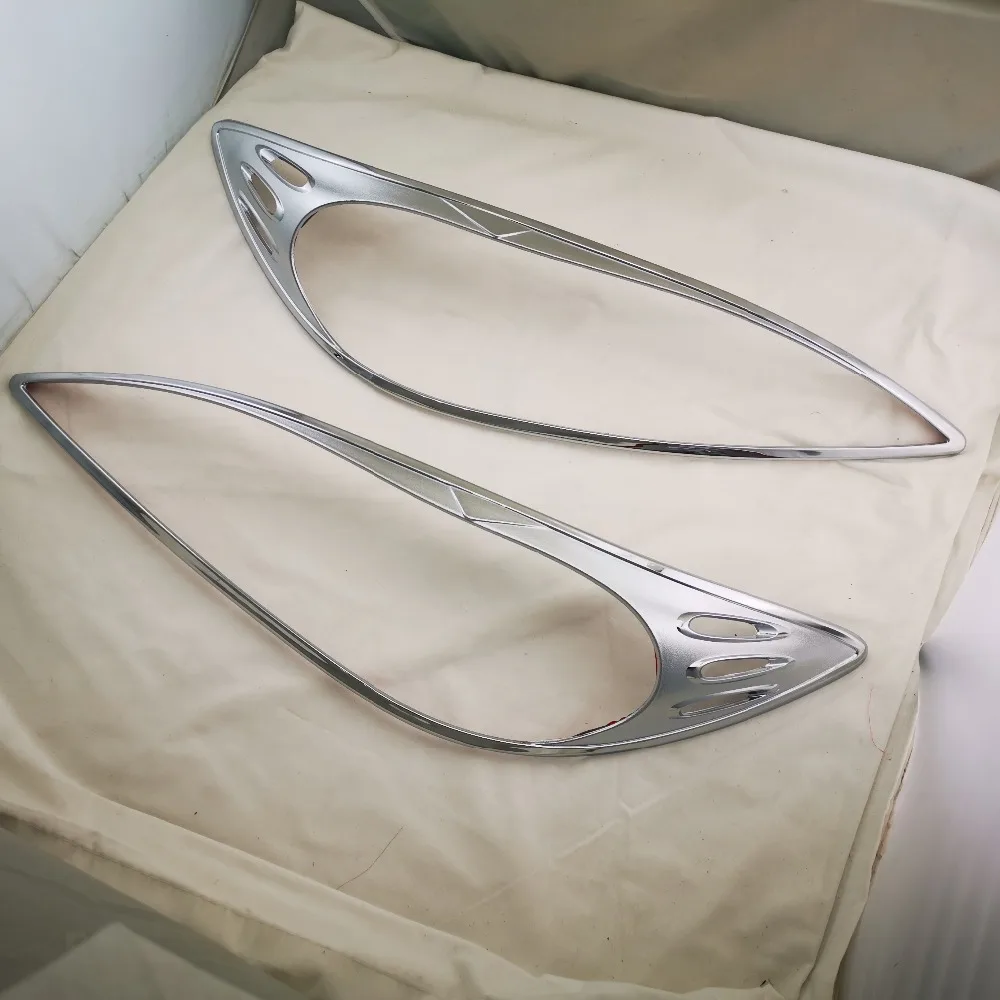 2 шт. ABS Хромированная Автомобильная крышка фары для Toyota VX30 CAMRY 2002-2006 декоративная передняя фара для вашего автомобиля