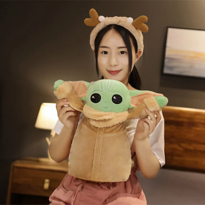 

Mandalorian Bounty Hunter Jango Fett Lovely Baby Cosplay Backpack Bag Prop