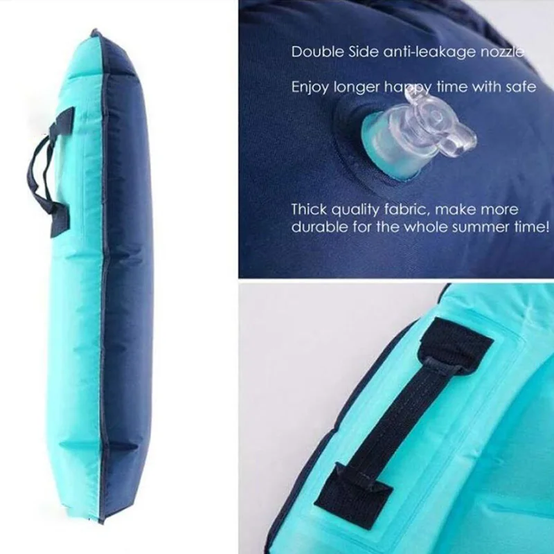 

Inflatable Surf Body Board With Handles Adult And Kids Lightweight Swimming Floating Surfboard Aid Mat Learn To Swim Beach Safet