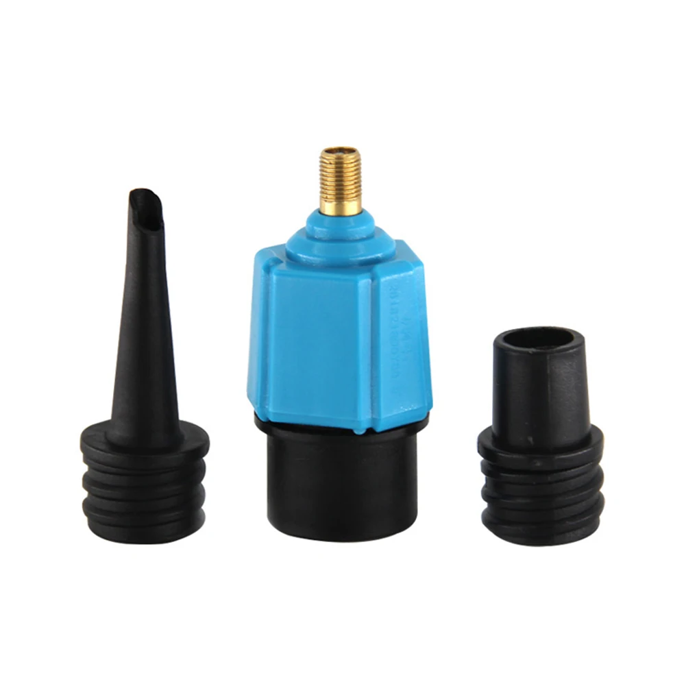 3 in 1 air valve adaptor compressor car tyre inflation pump nozzle inflate vavel of bed boat kayak sup board stand up paddle | Спорт и