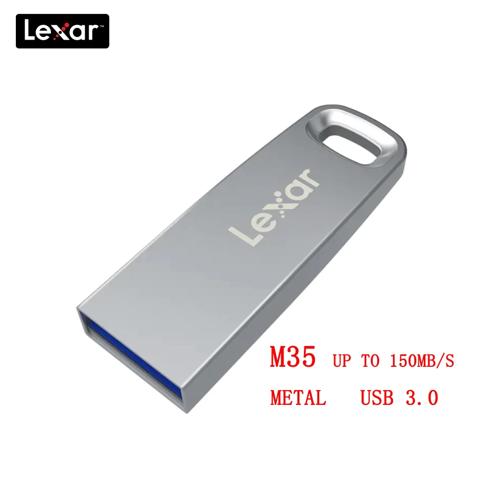 USB флеш накопитель Lexar M35 100% оригинал 32 ГБ 64 3 0 высокая скорость 150 МБ/с./с