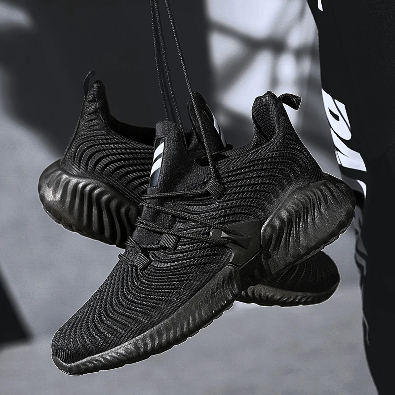 

High Quality Casual Shoes Men Breathable Comfortable on-slip Mesh Sneakers Men Lightweight Mens Shoes Casual Lace-up 46 Zapatos