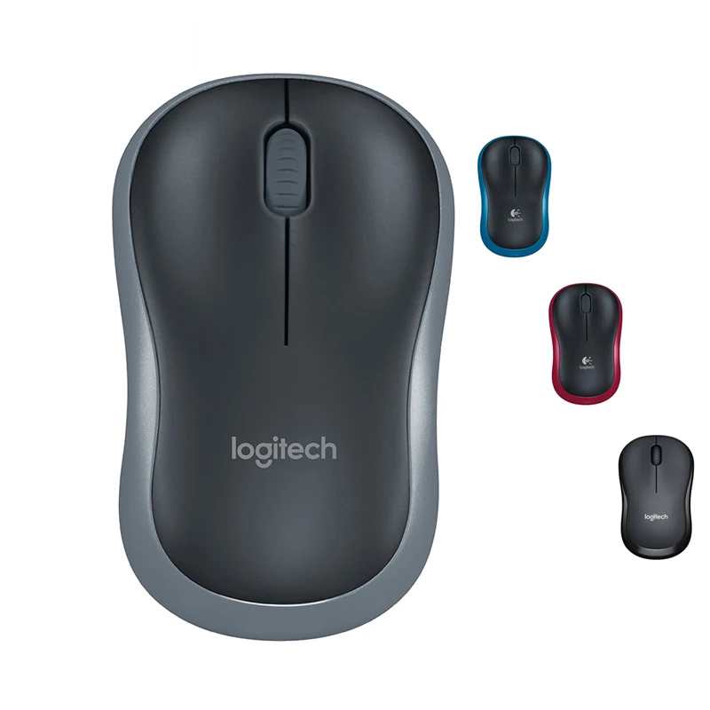 Оригинальная беспроводная мышь Logitech M185 1000 точек/дюйм офисный компьютер USB