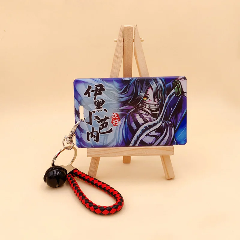 

Demon killer: Kimetsu no Yaiba student bus card meal card Nezuko Zenitsu anime doll decoration ID card card set toy gift