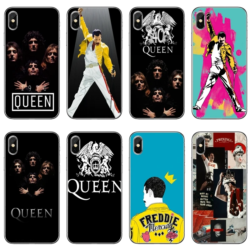 Для samsung Galaxy A10 A30 A40 A50 A60 A70 A6s A8 A9s J4 J6 Prime Plus 2018 чехол Фредди Меркури Queen браслет |