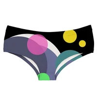 deanfire super soft women 3d panties underwear bubbles black funny print kawaii push up sexy briefs lingerie thong for female