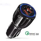 Автомобильное зарядное устройство CMAOS Quick Charge 3,0 с двумя USB-портами, 5 В, 3 А