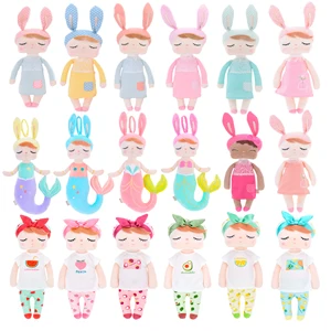 Metoo Плюшевые игрушки куклы Анжела мягкие игрушки одежда для девочек Подарочные игрушки Детский мультипликационный кролик в стиле кавай