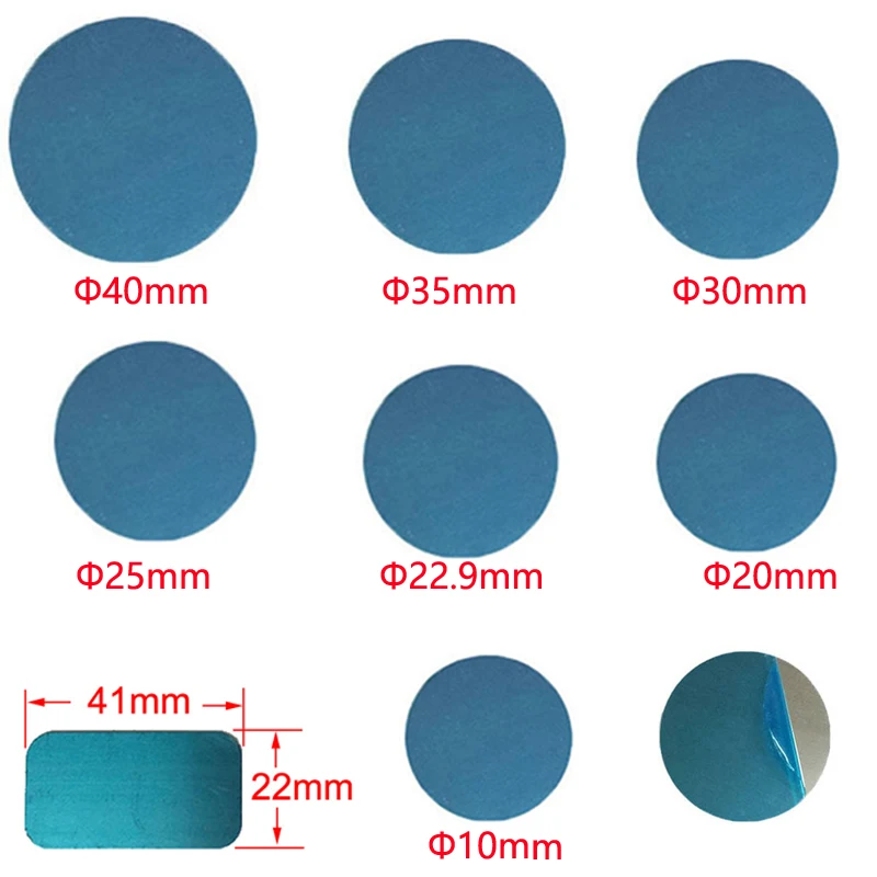 

100pcs/lot 40mm 35mm 30mm 25mm 20mm 10mm Metal Plate disk iron sheet For Magnetic Car Phone Stand holders