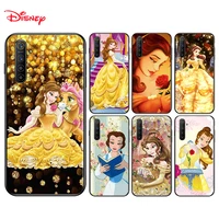 silicone cover disney belle princess for realme 7i global c2 c3 c11 c12 c15 c17 x2 x3 superzoom x50 xt q2 q2i pro phone case