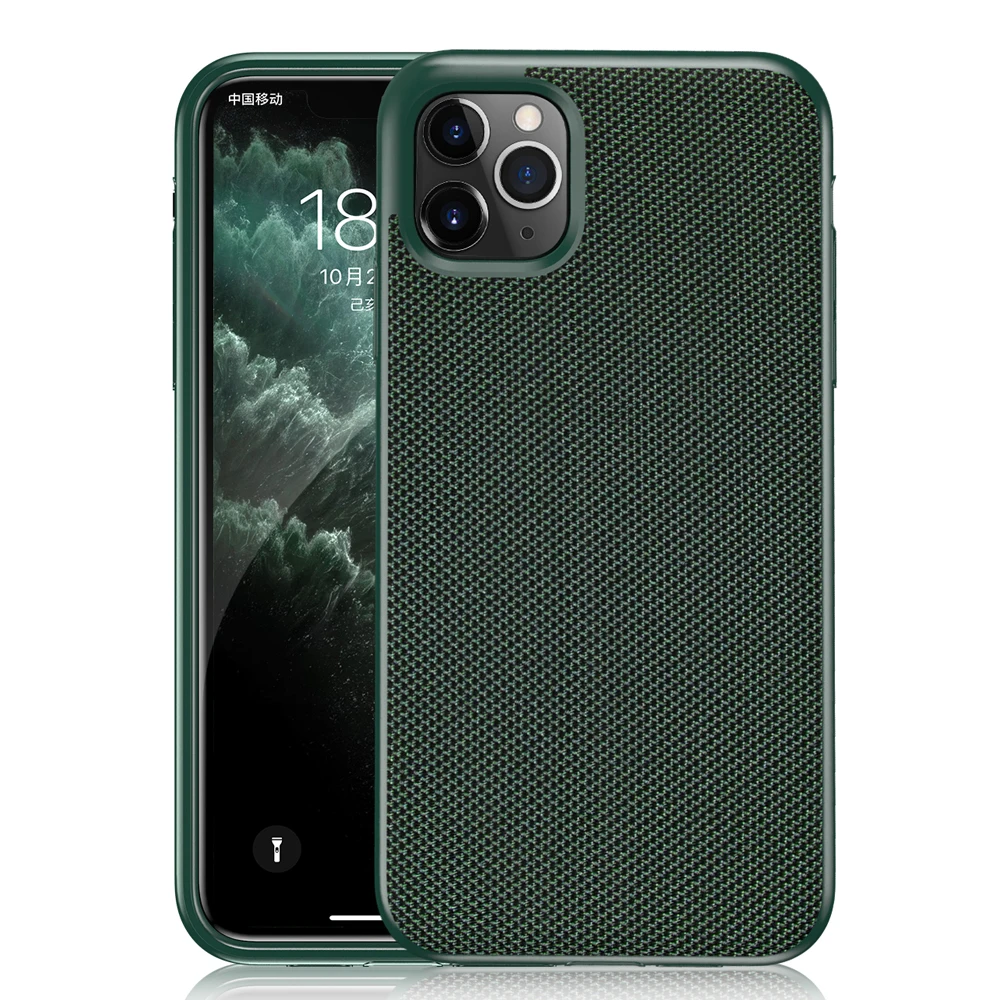 Цветной мягкий чехол для iPhone 11 Pro резиновый удобный захват экрана и защиты камеры