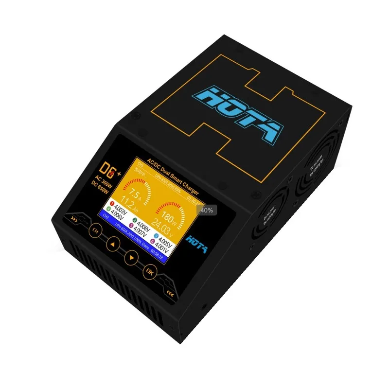 Зарядное устройство Hota D6 + Plus 300 Вт постоянный ток 2x325 2x15 А Двухканальное умное