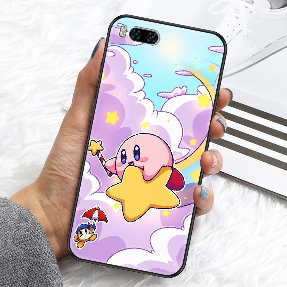 

Cartoon Game Cute Kirbys Phone case For Xiaomi Mi Max Note 3 A2 A3 8 9 9T 10 Lite Pro Ultra black pretty funda painting cover