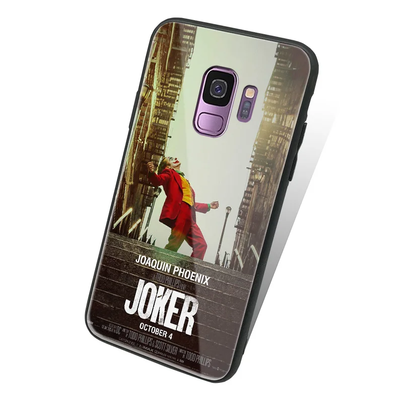 Пленка Joker Joaquin Phoenix стеклянный чехол для телефона мягкий силиконовый чехол для Samsung Galaxy S8 s9 s10e s10 plus note 8 9 10 PLUS