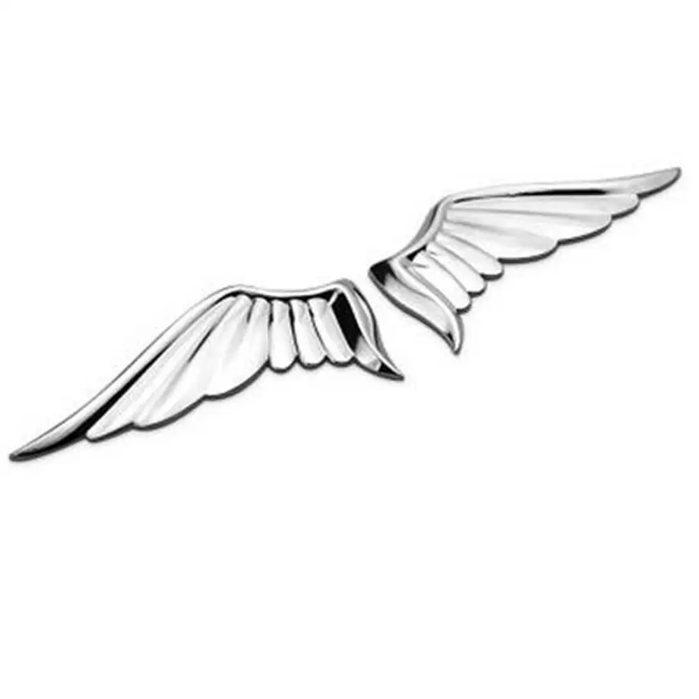 

DSYCAR 3D металлическое Крыло ангела, боковое крыло автомобиля, наклейка на задний багажник, эмблема, значок для Jeep, BMW, Ford, Volvo, Nissan, Mazda, VW