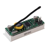Digital Car LED Electronic Clock Time Temperature Voltage Meter 12V 5-20V Y5JA
